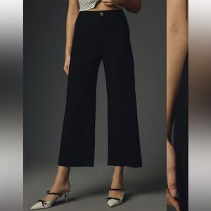 Maeve by Anthropologie Colette Cropped Wide-Leg Pants 8/29